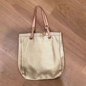 Gold Tote Bag
